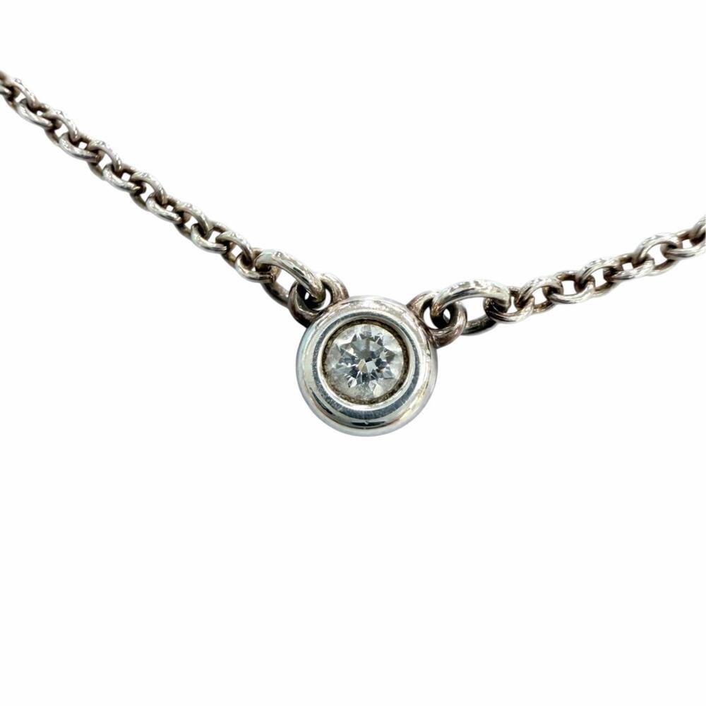 TIFFANY & CO. Silver Diamond Necklace